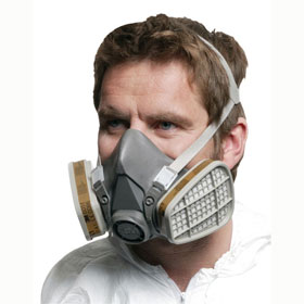 Atemschutzmasken Arbeitsschutzbekleidung 3M Atemschutzmaske Halbmaske, Gre S, nach EN 140