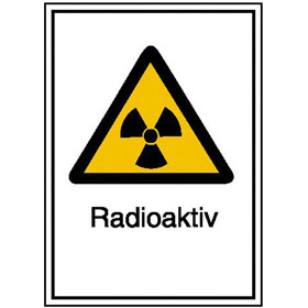Warn - Kombischild - Strahlenschutz Radioaktiv