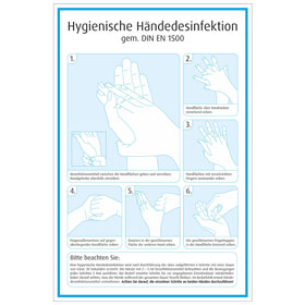 Hndedesinfektionsplan Hygienische Hndedesinfektion gem. DIN EN 1500