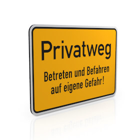 Hinweisschild fr Gewerbe und Privat Privatgrundstck - Unbefugten ist das Betreten und Befahren verboten!