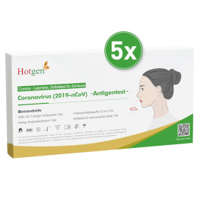 HotGen Novel Covid - 19 Antigen Test, vorderer Nasenbereich einzelnd steriler verpackt (Kolloidales Gold)