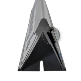 Parkplatzbegrenzung - Dreieck für Parkplatzschilder 52,0 x 11,0 cm - Aluminium mit Einschubnut