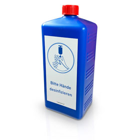 Euroflasche Leerflasche 1000 ml fr Spenderserie Omikron II