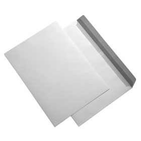 Briefumschlge C4 wei ohne Fenster Papiergewicht: 100g, mit Haftklebegummierung