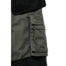 Carhartt Arbeitshose Multi Pocket Ripstop Farbe: grn/schwarz
