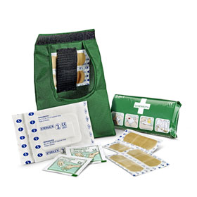 Cederroth First Aid Kit, klein Erste Hilfe Tasche für unterwegs, grün, Cederroth,