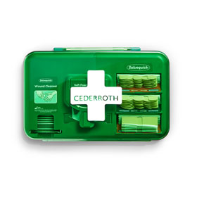 Cederroth Wound Care Dispenser praktischer Spender zur Wundversorgung kleinerer Wunden