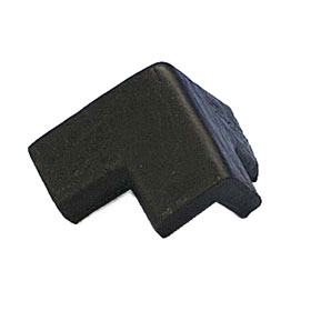 Knuffi Eckschutzprofil Verbindungselement Typ E, 3 - schenkelig, schwarz