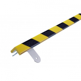 Knuffi Wallprotection Kit Typ E gelb / schwarz, zum Verschrauben, Lnge:  1, 0 m
