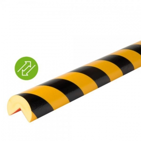 Knuffi Eckschutzprofil Removable Typ A gelb/schwarz, selbstklebend/ablsbar, Lnge: 1,0 m