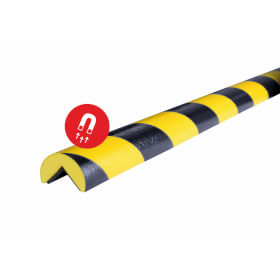 Knuffi SHG Warn- und Schutzprofil - Eckschutz Magnetic Kreisform gelb/schwarz