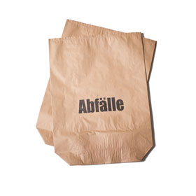 DEISS Papiersack braun Aufdruck: ABFLLE