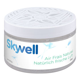 Skyvell Lufterfrischer / Geruchsvernichter Gel beseitigt smtliche Gerche ohne eigenen Duft zu hinterlassen