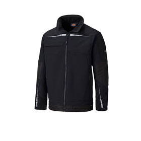 Dickies Workwear Dickies Pro Softshell - Jacke schwarz hochwertige und strapazierfhige Arbeitsjacke mit Reflexelementen
