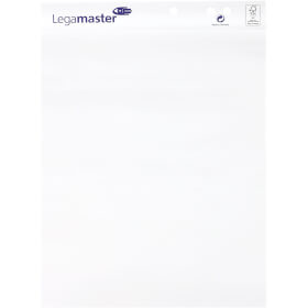 Legamaster Flipchart Papier, Block mit 20 Blatt, leichtes Abreien mglich, 