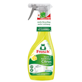 Frosch Citrus Dusche & Bad - Reiniger Sprhflasche 12er Set entfernt Kalk und Seifenreste