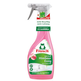 Frosch Himbeer - Essig Anti - Kalk Sprhflasche 8er Set entfernt Kalk - und Schmutzrckstnde von Amaturen