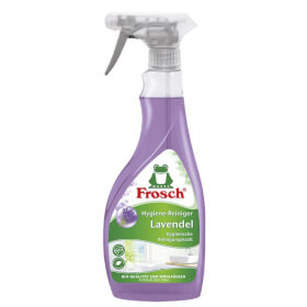 Frosch Lavendel Hygiene - Reiniger Sprhflasche 8er Set fr abwischbare Flchen in Bad und WC