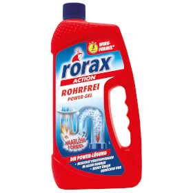 Rorax Rohrfrei Power - Gel lst in krzester Zeit hartnckige Verstopfungen