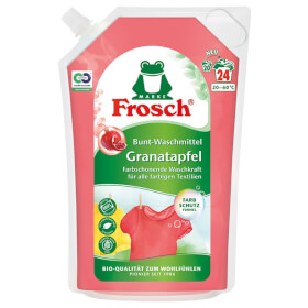 Frosch Granatapfel Bunt Color Waschmittel geeigent für bunte und farbige wäsche