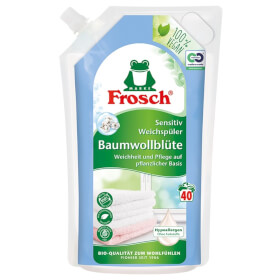 Frosch Baumwollblte Sensitiv Weichspler 8er Set hypoallergener Weichspler mit Duft