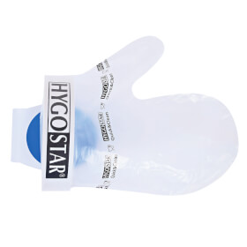 Hygostar Quick&Clean Kit Single Kunststoff Handschuhset mit magnetischer Ablage für Bäckereien