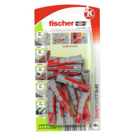 fischer DuoPower 8 x 40 zwei Komponenten Klapp - , Spreiz - und Knotdbel