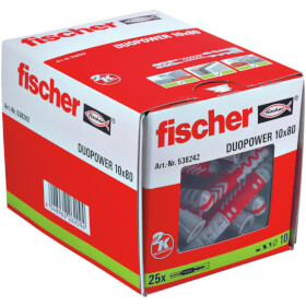 fischer DuoPower 10 x 80 zwei Komponenten Klapp - , Spreiz - und Knotdübel