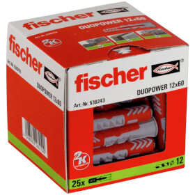 fischer DuoPower 12 x 60 zwei Komponenten Klapp - , Spreiz - und Knotdbel