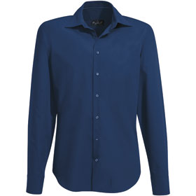 Hemden Businesshemden HAKRO Business - Hemd Tailored Fit, Langarm, marineblau, 
