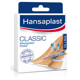 Wundversorgung Pflaster Hansaplast Classic, Textilpflaster fr