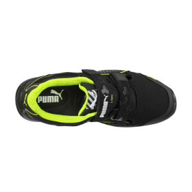 Puma Sicherheitsschuhe Neodyme Green Low S1P ESD SRC Sicherheitssandale mit Fiberglaskappe und metallfreiem Durchtrittschutz