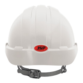 JSP Evo2 Schutzhelm belüftet Standard Schirm mit robuster HDPE Schale und OneTouch Gleitverschluss