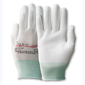 Arbeitshandschuhe Mechanischer Schutz Feinmechanische Schutzhandschuhe KCL Camapur Comfort, Farbe: wei, 