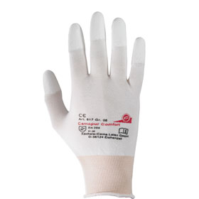 Arbeitshandschuhe Mechanischer Schutz Feinmechanische Schutzhandschuhe KCL Camapur Comfort, Farbe: wei,