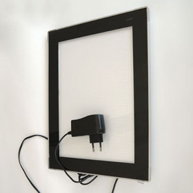 PacificX Wandschild, gewölbt - für Papiereinlage A4 quer