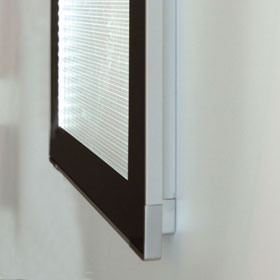 PacificX Wandschild, gewölbt - für Papiereinlage A4 quer