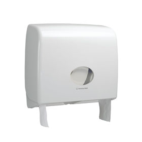 AQUARIUS Spender fr Grorollen Toilettenpapier fr Bereiche mit hohem Verbrauch