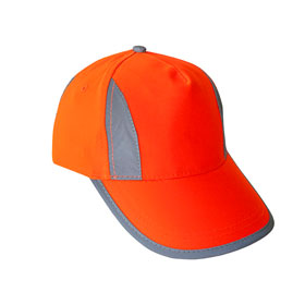 Warn - Kappe fr Erwachsene mit Reflexelementen Farbe: orange