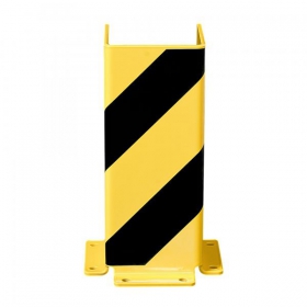 Anfahrschutz U-Profil, ffnung ca. 14,8 cm,(dreiseitiger Schutz), gelb/schwarz, zum Aufdbeln