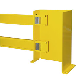 Regalschutz-Planke Doppelregal-Set B 1700, inkl. Montagematerial, ausziehbar bis 210,0 cm,