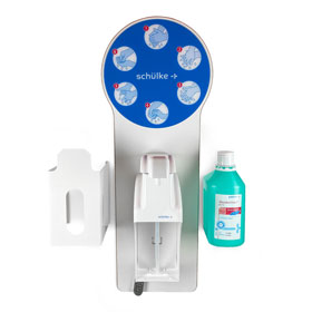 Wolk Design-Hygiene Wandspender passend fr Flaschen von 500 ml bis 1000 ml