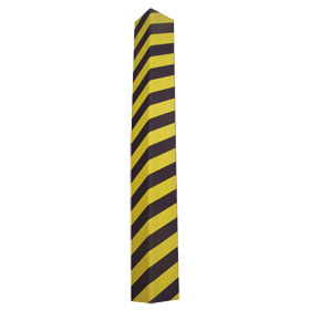 Ecken-Schutzschaumstoff selbstklebend, gelb/schwarz