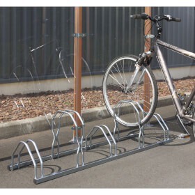 Mottez Fahrradstnder auf 2 Ebenen mit 5 Stellpltzen einseitige Radeinstellung auf 2 Hhen
