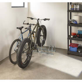 Mottez Fahrradstnder auf 2 Ebenen mit 3 Stellptzen einseitige Radeinstellung mit verstellbaren Breiten