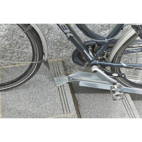 Mottez Fahrradrampe fr Treppen Grundelement mit 3 Rinnen die in der Lnge anpassbar sind