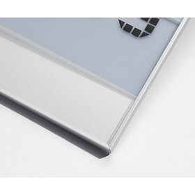 NEW AGE Türschilder hochfeste, silber matte Aluminiumprofile,