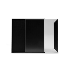 NEW AGE Türschilder hochfeste, schwarz matte Aluminiumprofile,