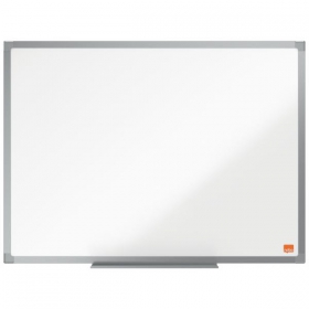 Nobo Essence Whiteboard Stahl 90 x 60 cm magnetisch mit Alurahmen, Montageset und Stiftablage