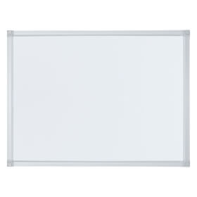Franken Whiteboard X - Tra Line Stahl 90 x 60 cm magnetisch mit Alurahmen, inkl. Montagematerial und Stiftablage